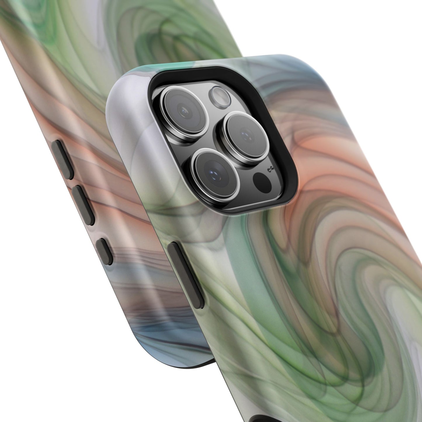Impact-Resistant Phone Case – Marble Flow