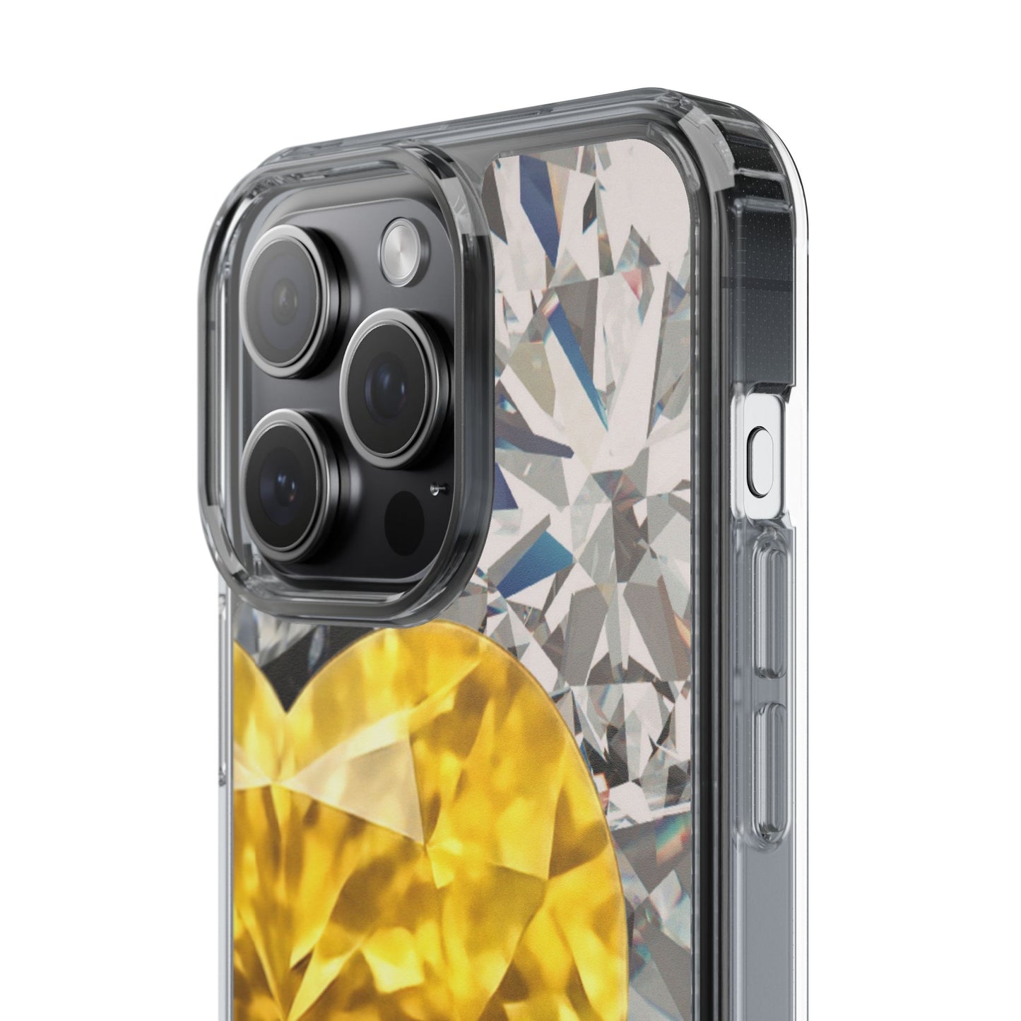 Clear Phone Case – Heart of Gold