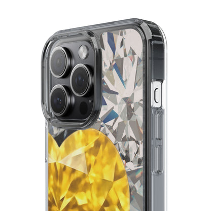 Clear Phone Case – Heart of Gold