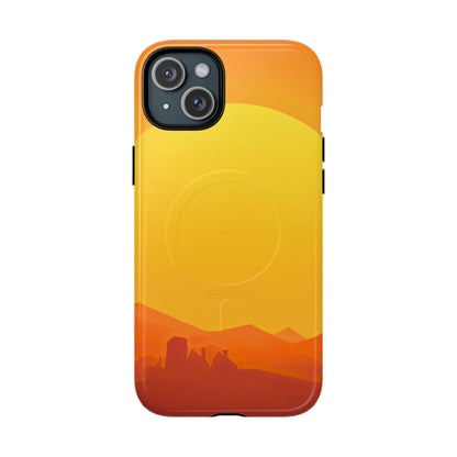 Protective Magnetic Phone Case — Desert Sunrise