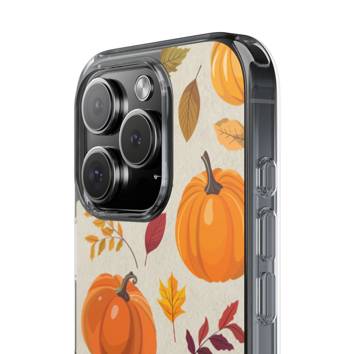 Clear Phone Case – Falling for Pumpkin