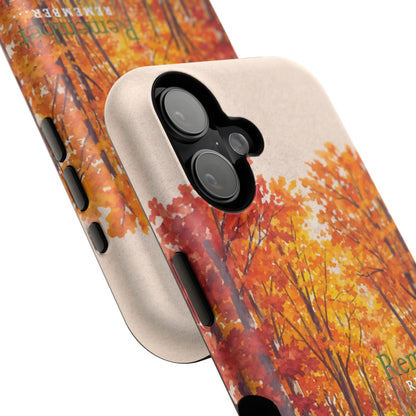 Impact-Resistant Phone Case – Autumn Remembered – Compatible with iPhone 11–17 & Samsung Galaxy S22–S26 Series