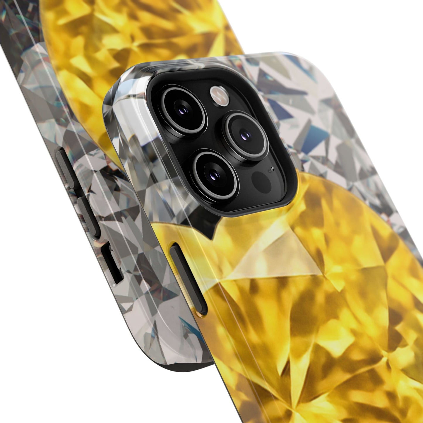 Impact-Resistant Phone Case – Heart of Gold