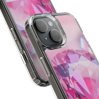 Clear Phone Case – Pink Ice