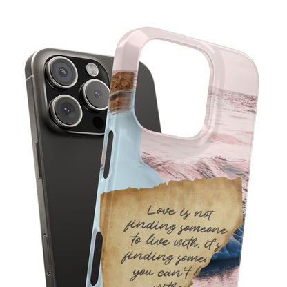 Slim Phone Case – Written in the Tide
