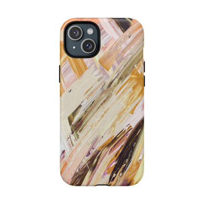 Protective Magnetic Phone Case – Brush & Bronze