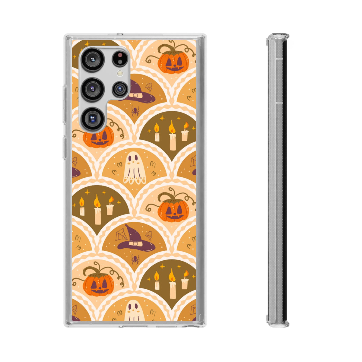 Clear Phone Case – Vintage Haunt – Compatible with iPhone 13–17 & Samsung Galaxy S25–S26 Series