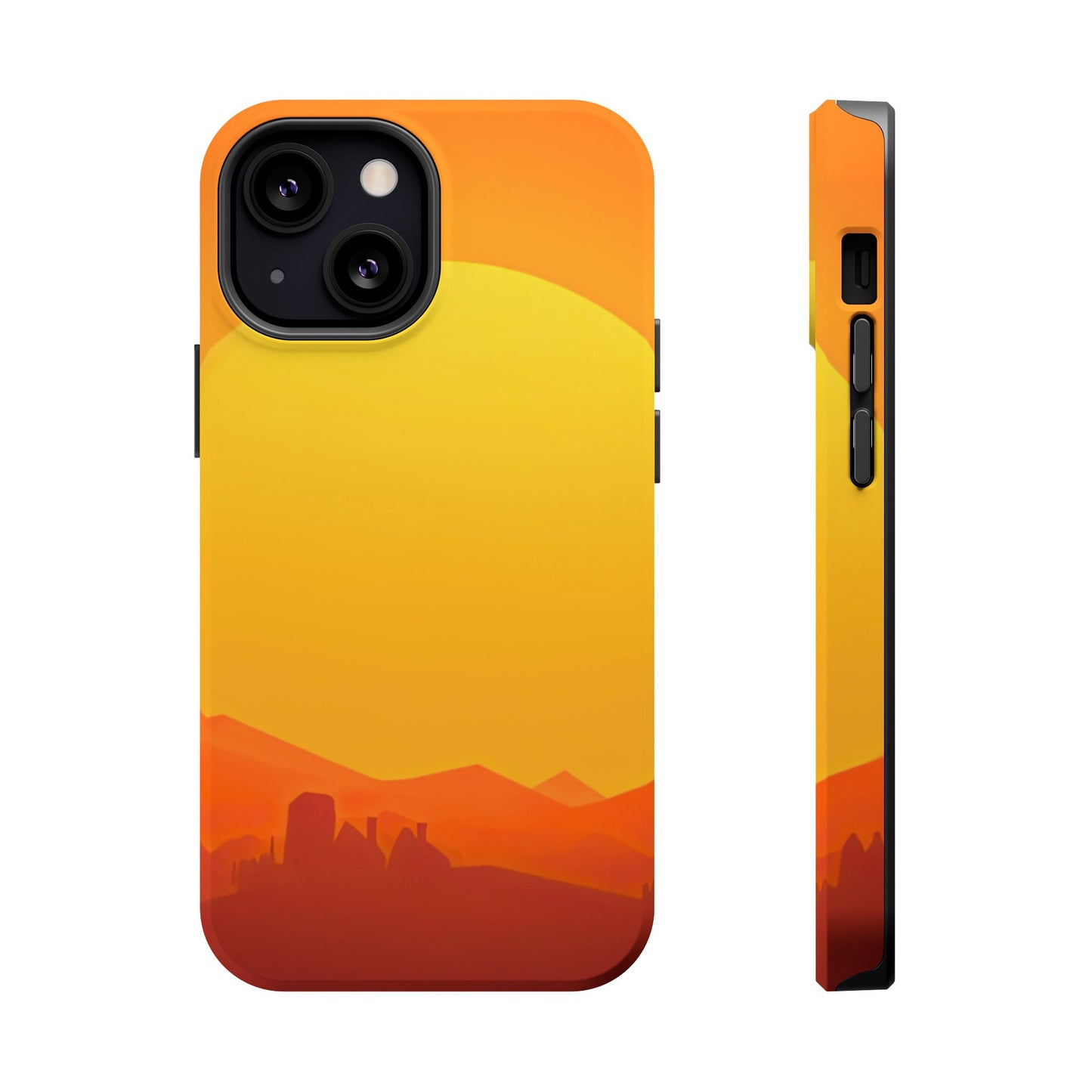 Wireless-Charging Compatible Case – Desert Sunrise