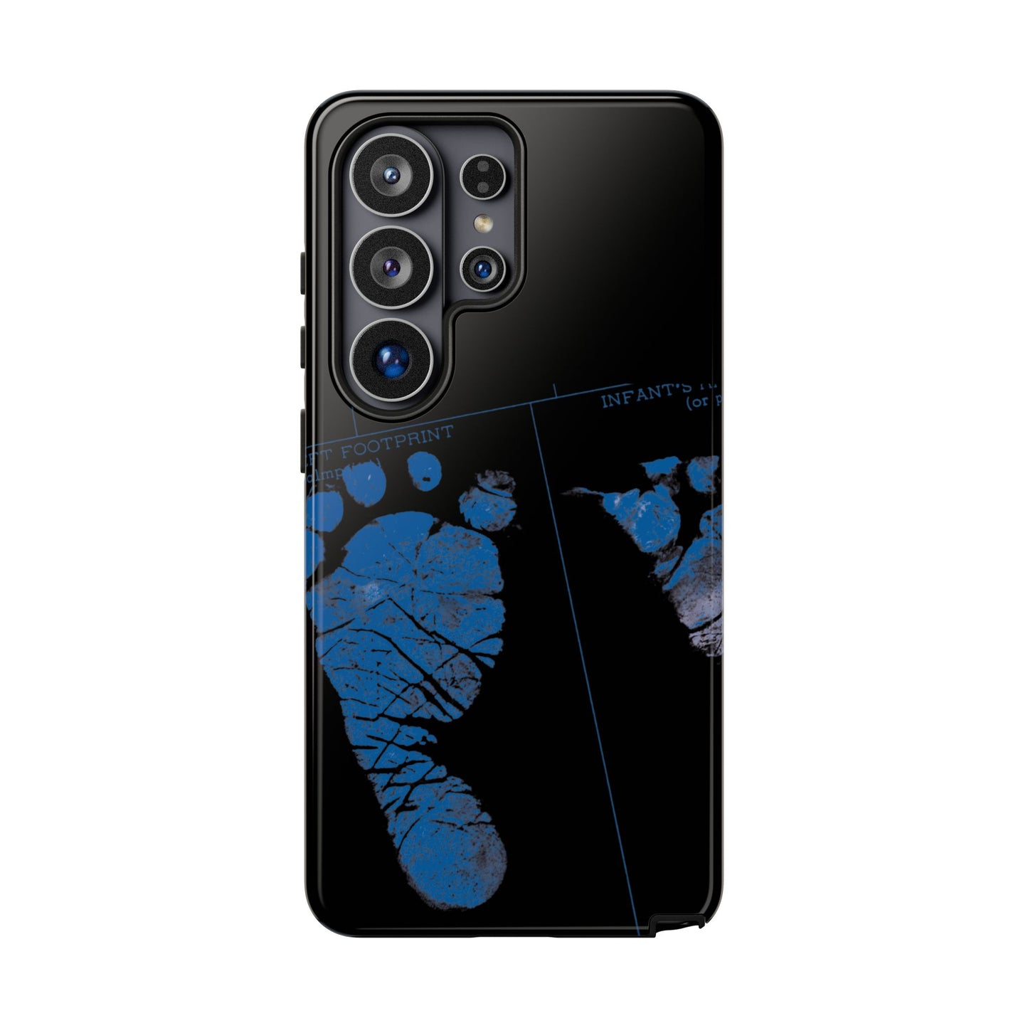 Protective Phone Case – Mom’s Little Blue Footprints