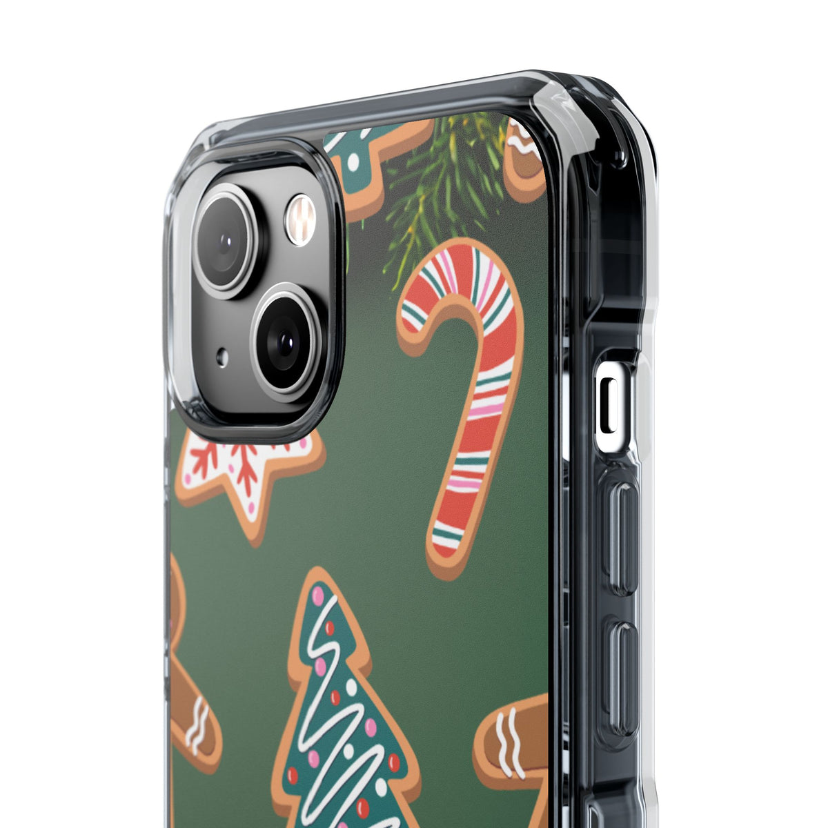 Clear Magnetic Phone Case – Cookie Season – Compatible with iPhone 14–17 Series