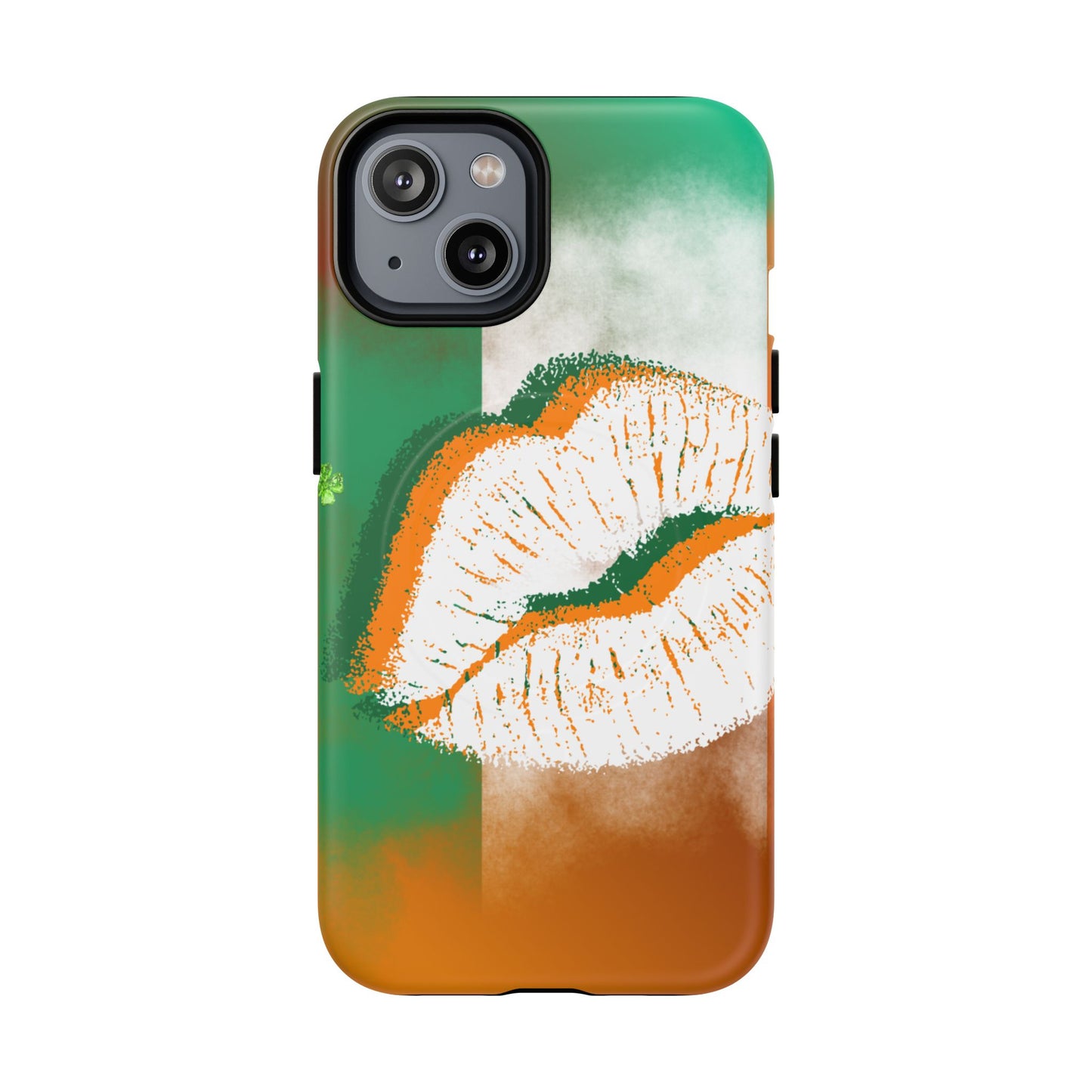 Dual-Layer Phone Case – Irish Lip St. Patrick’s Day Design