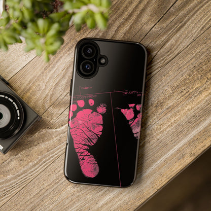Protective Phone Case – Mom’s Little Pink Footprints