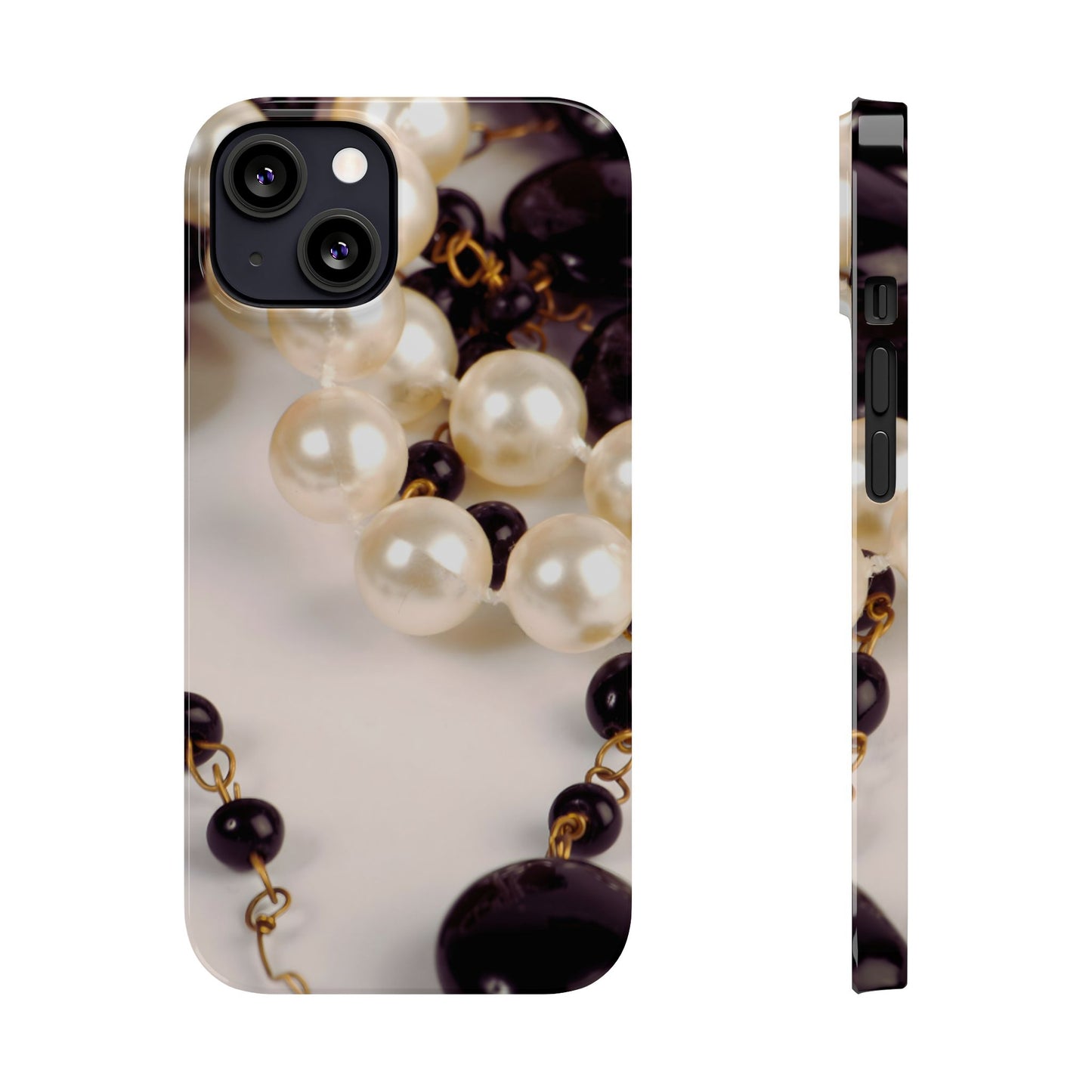 Slim Phone Case – Noir Pearl