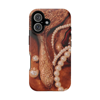 Wireless-Charging Compatible Case – Bronze Vanity