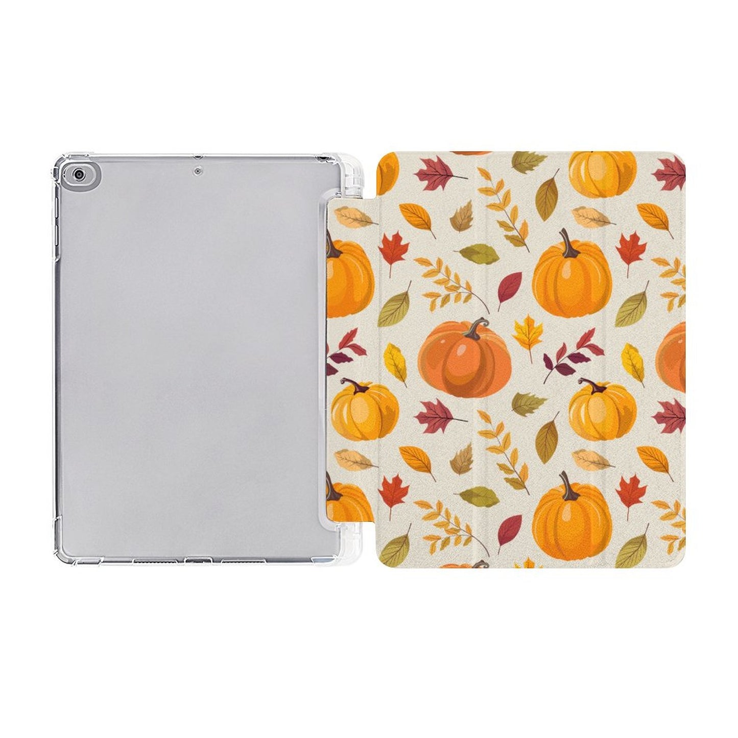 Tablet Case with Pencil Holder – Falling for Pumpkin