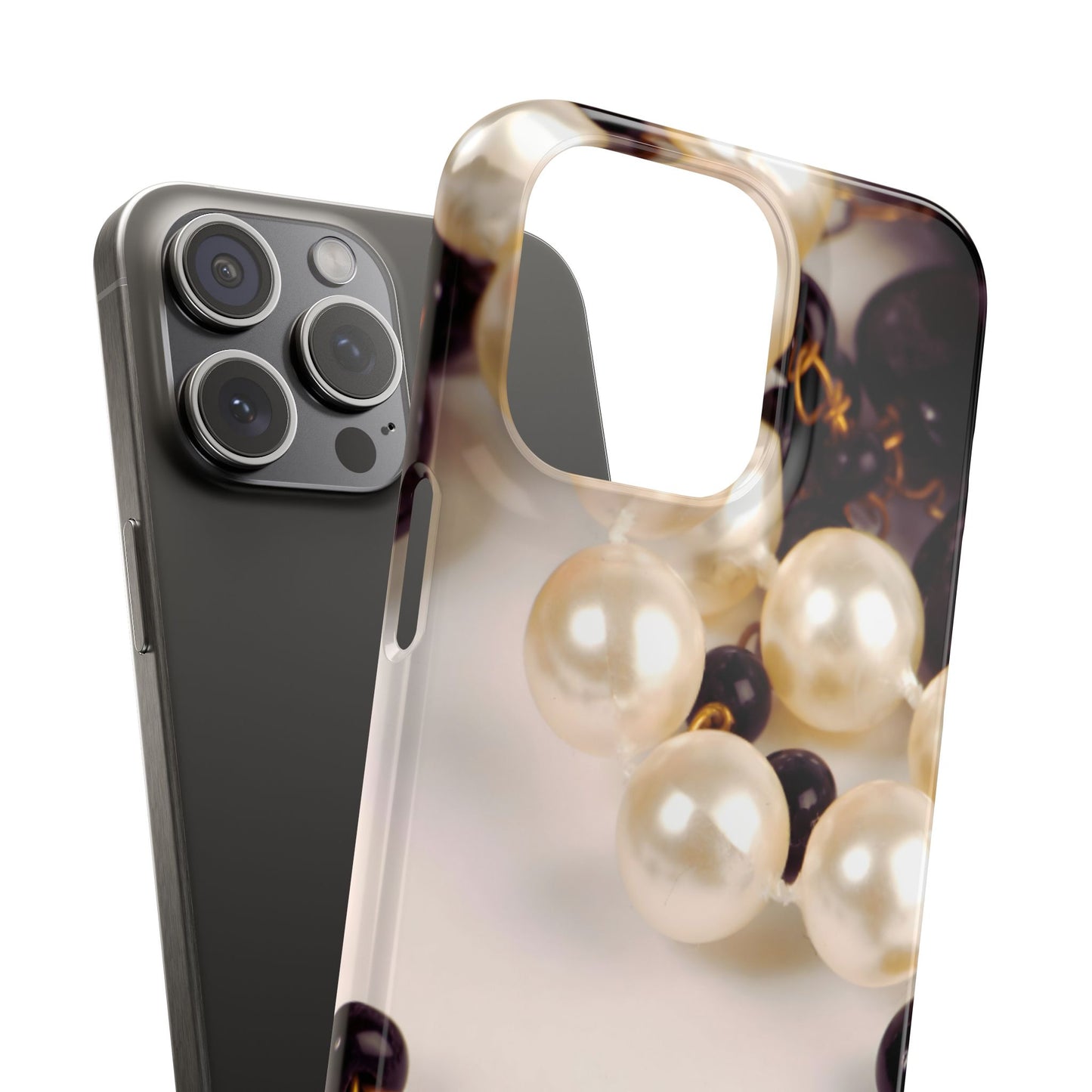 Snap Phone Case – Noir Pearl