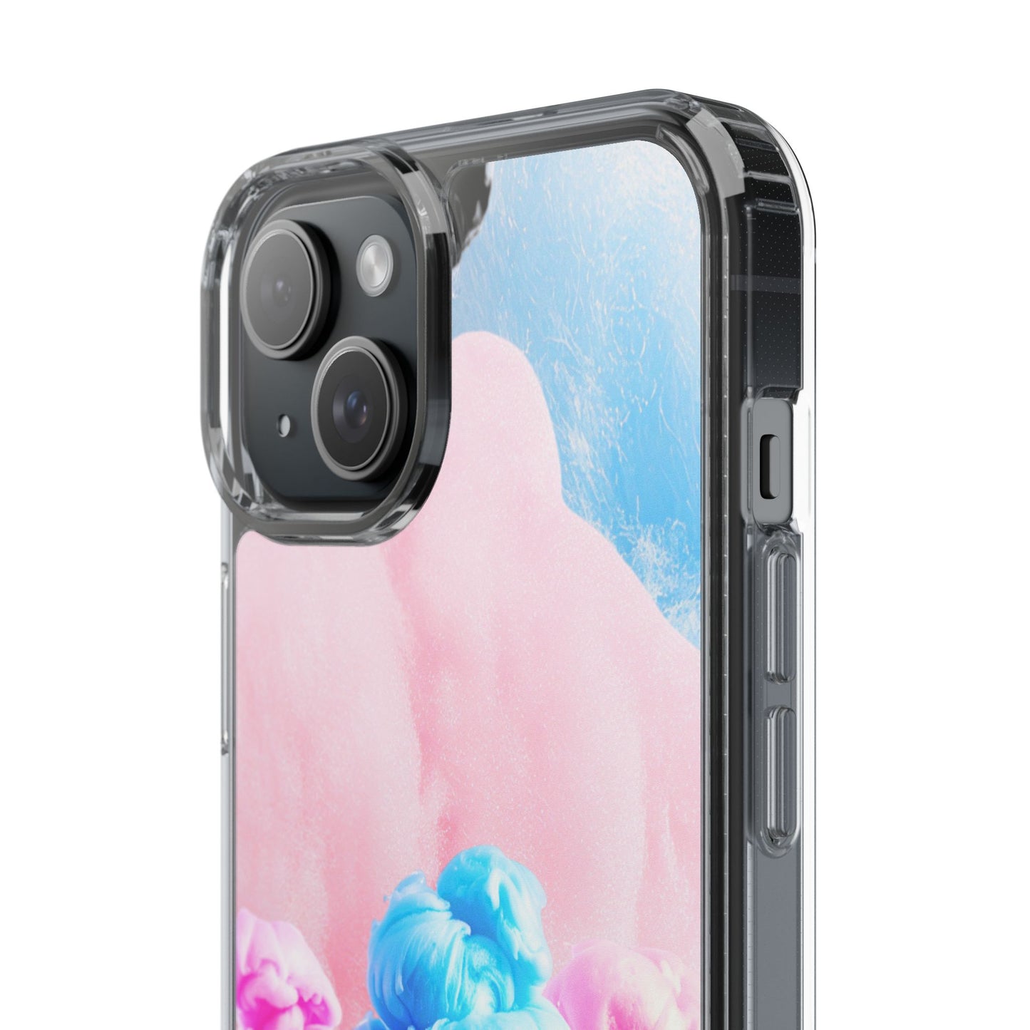 Clear Phone Case – Cotton Candy Dream
