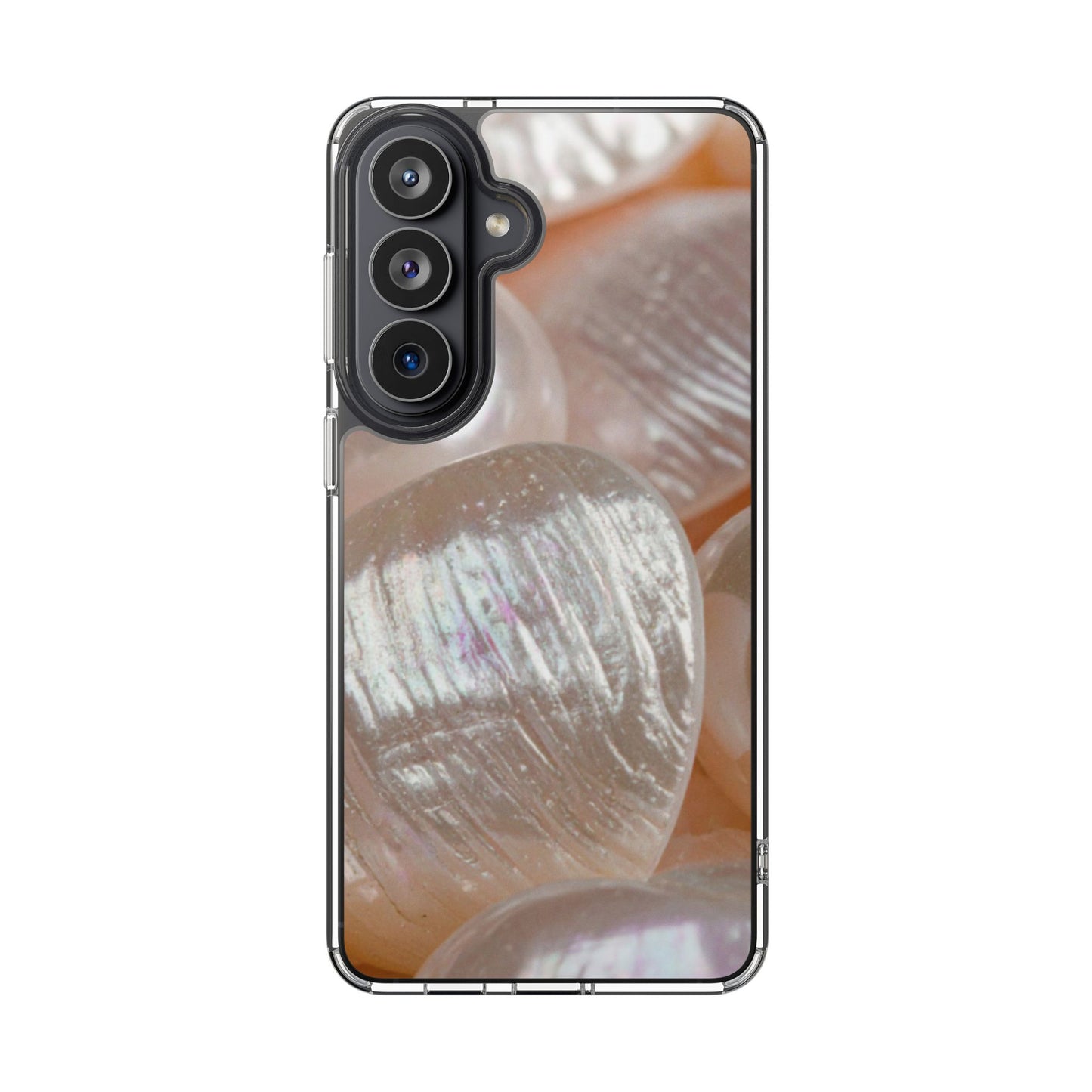 Clear Phone Case – Blush Pearl