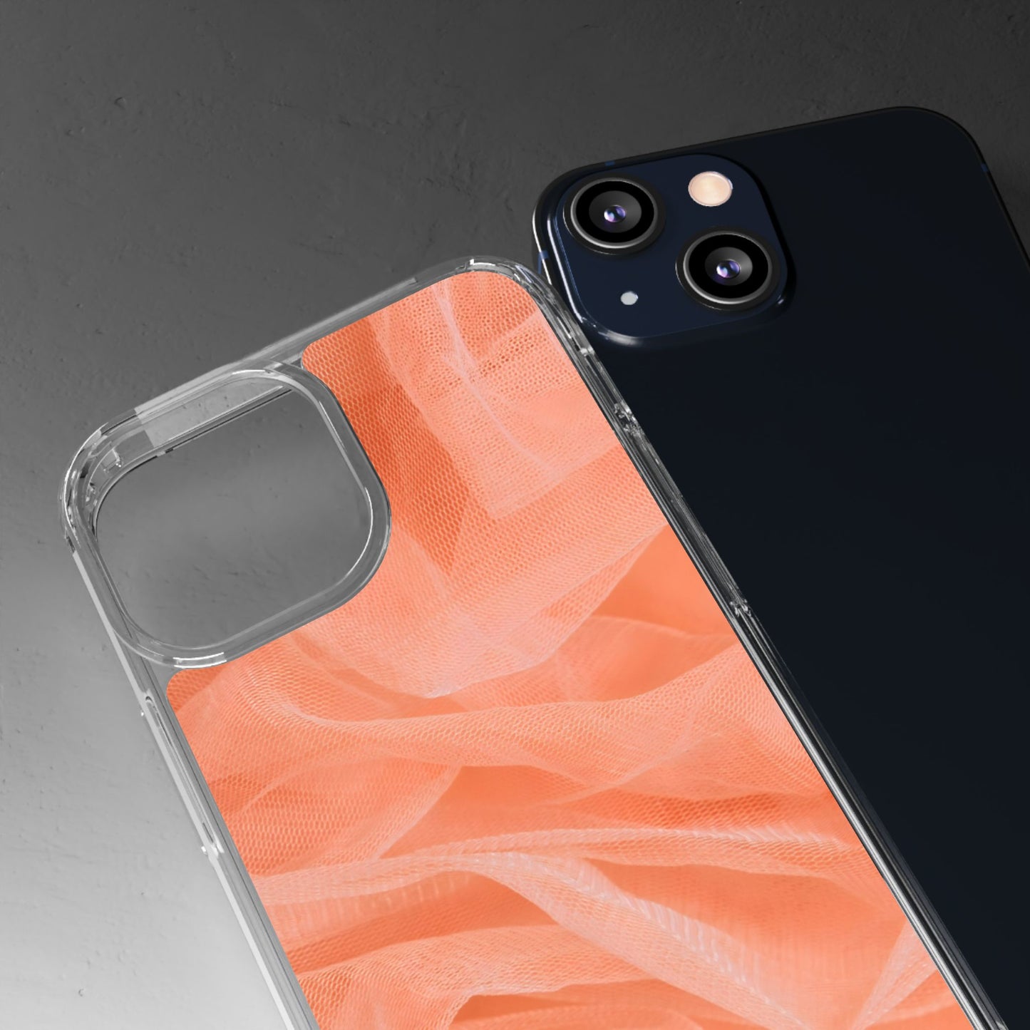 Clear Phone Case – Coral Veil