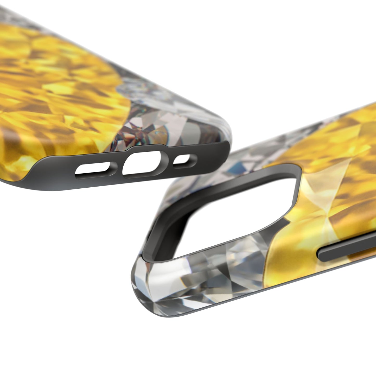 Impact-Resistant Phone Case – Heart of Gold