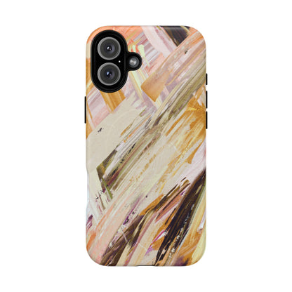 Protective Magnetic Phone Case – Brush & Bronze