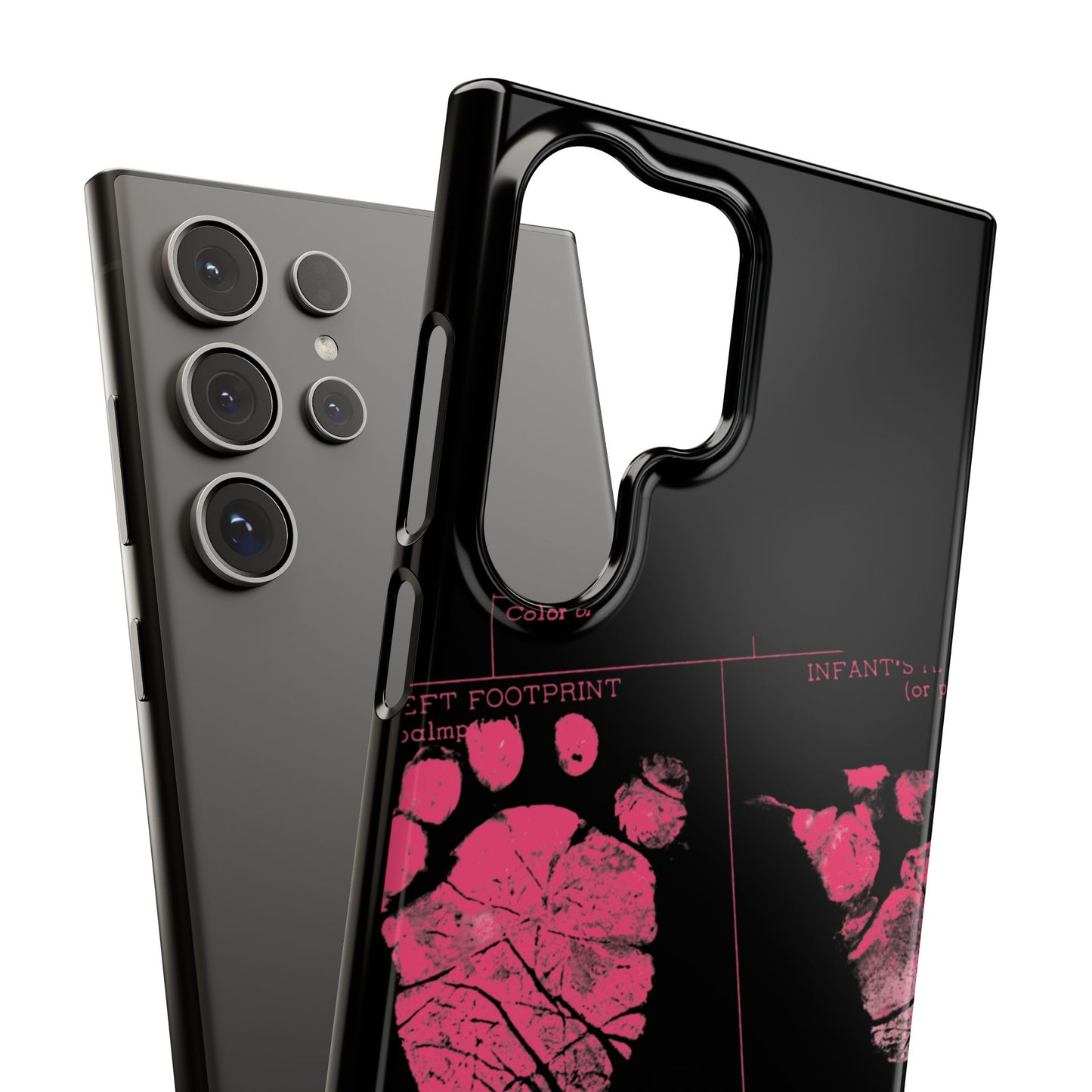 Snap Phone Case – Mom’s Little Pink Footprints