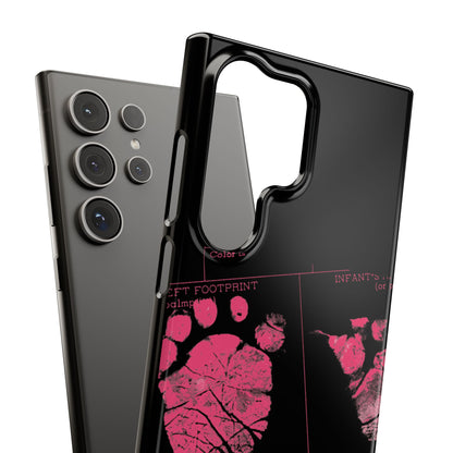 Snap Phone Case – Mom’s Little Pink Footprints