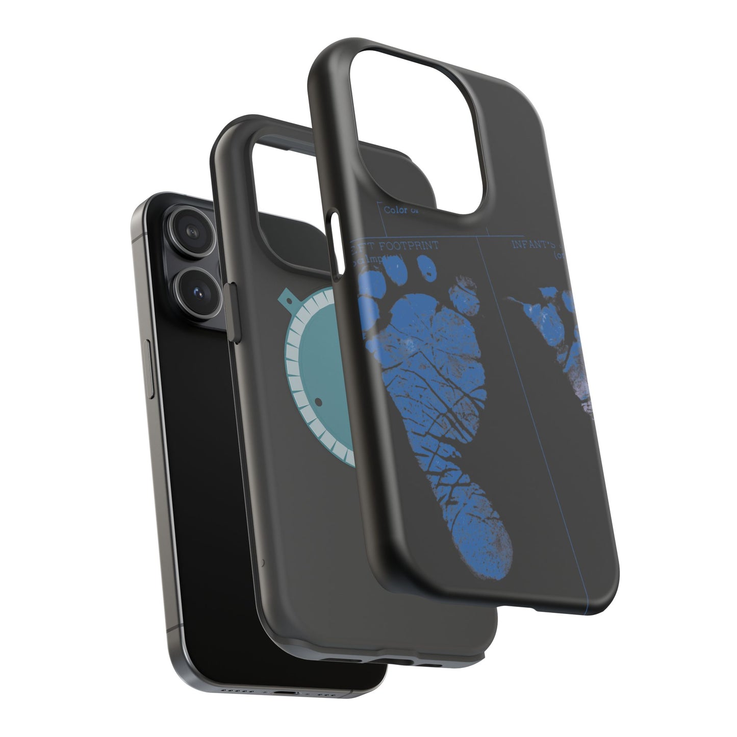 Wireless-Charging Compatible Case – Mom’s Little Blue Footprints