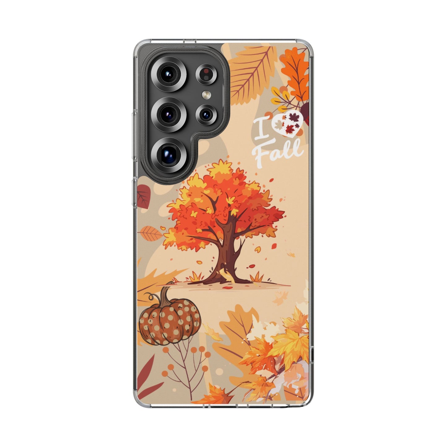 Clear Phone Case – Fall in Love