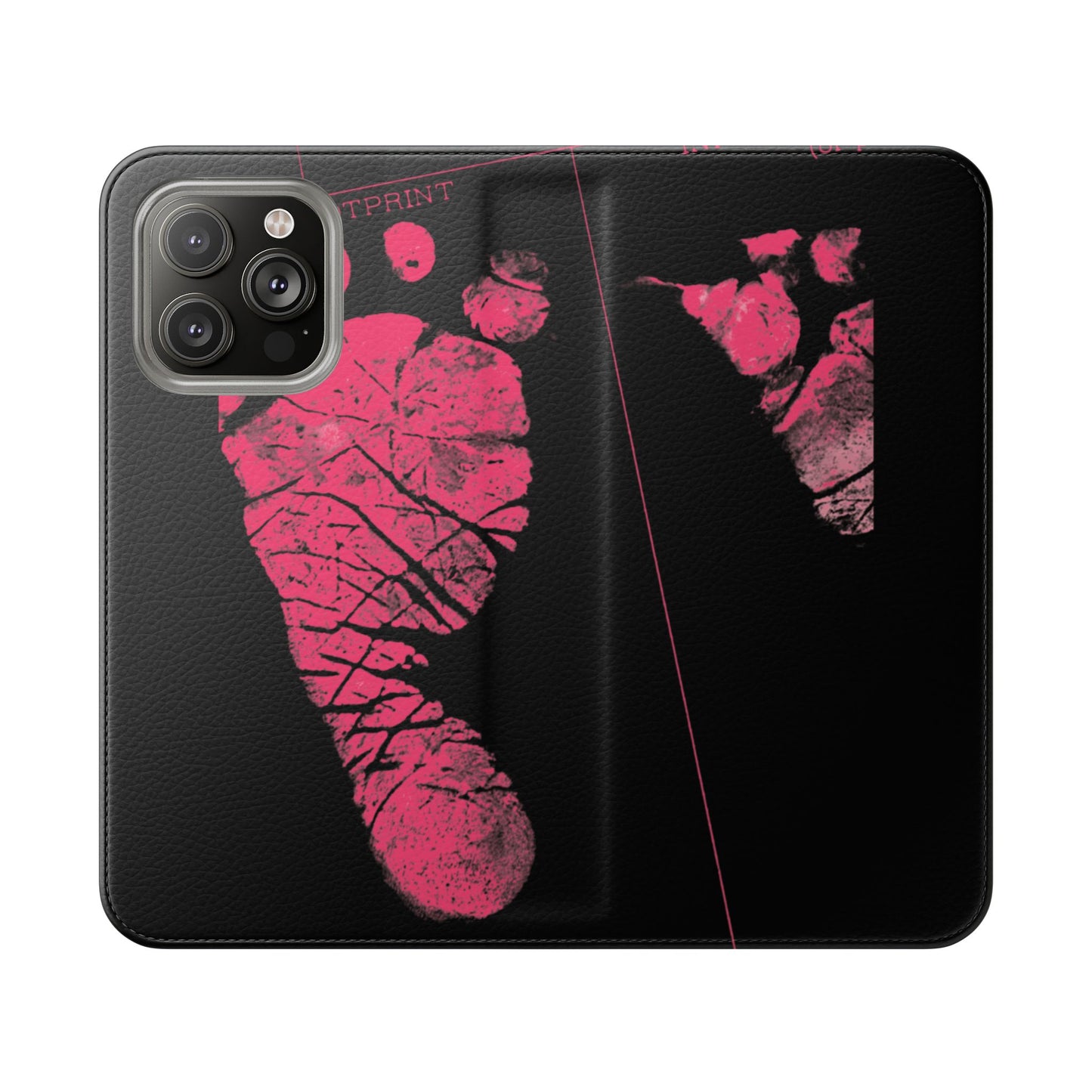 Flip Case – Mom’s Little Pink Footprints