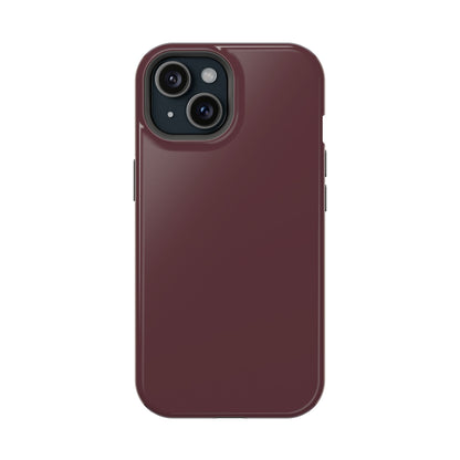 Wireless-Charging Compatible Case – Mulled Wine – Compatible with iPhone 13–17 & Samsung Galaxy S25–S26 Series