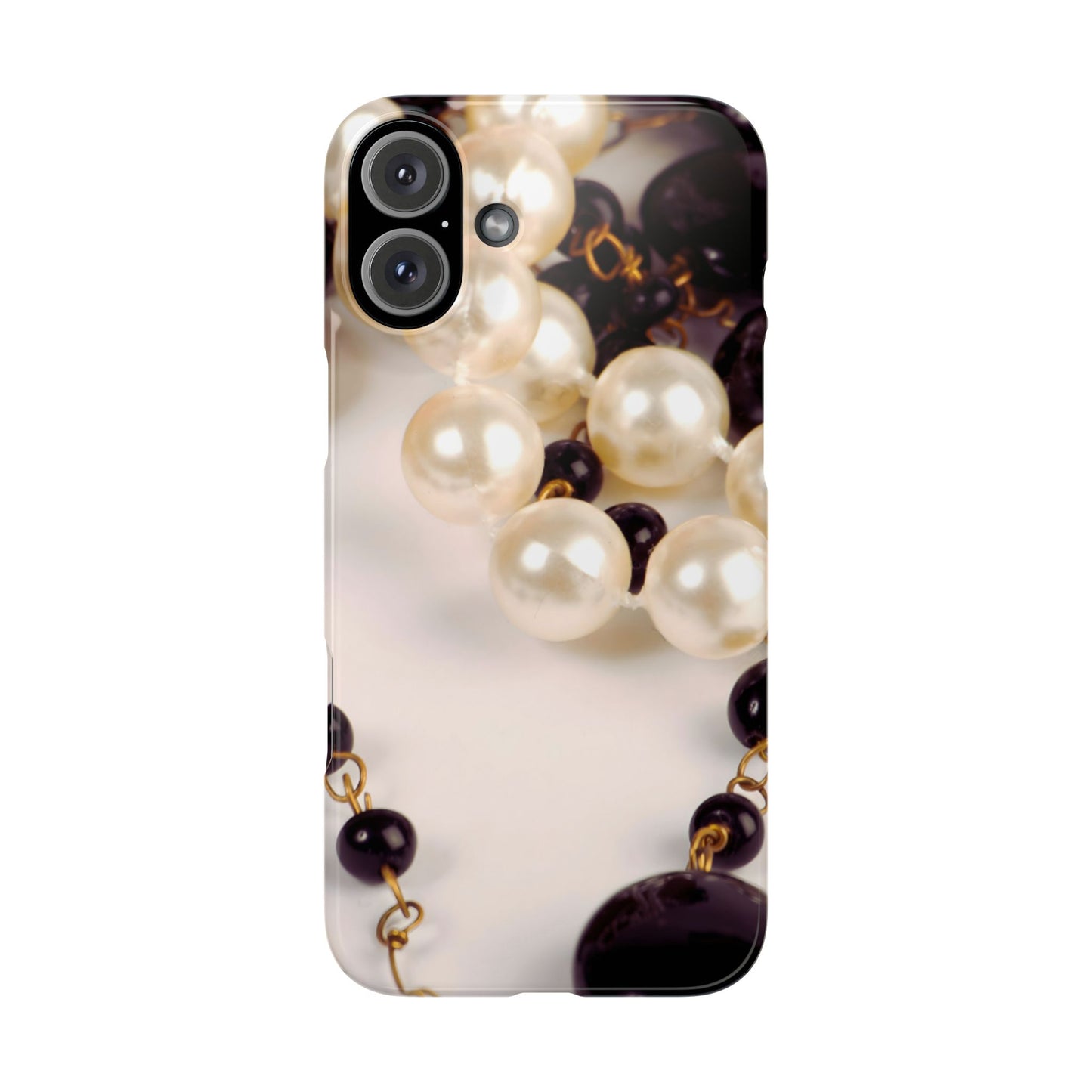 Slim Phone Case – Noir Pearl