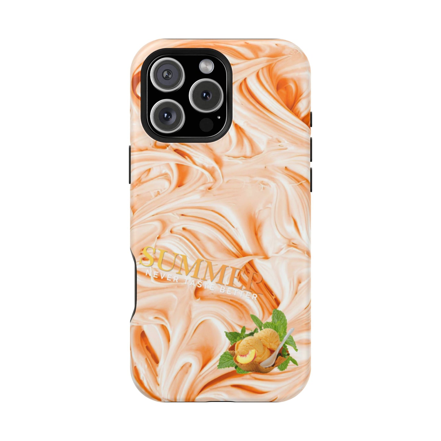 Impact-Resistant Phone Case – Peach Sorbet