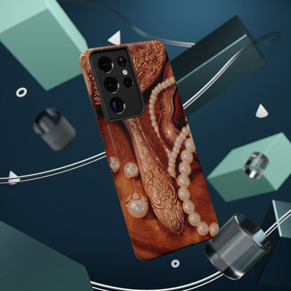 Impact-Resistant Phone Case – Bronze Vanity