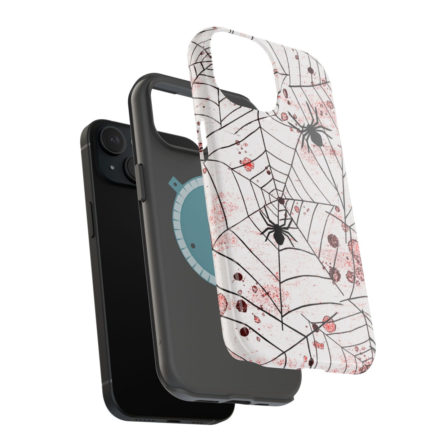 Wireless-Charging Compatible Case – Blood Web