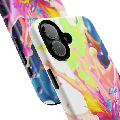 Color Splash Phone Case — “Life in Color” Protective Tough Case