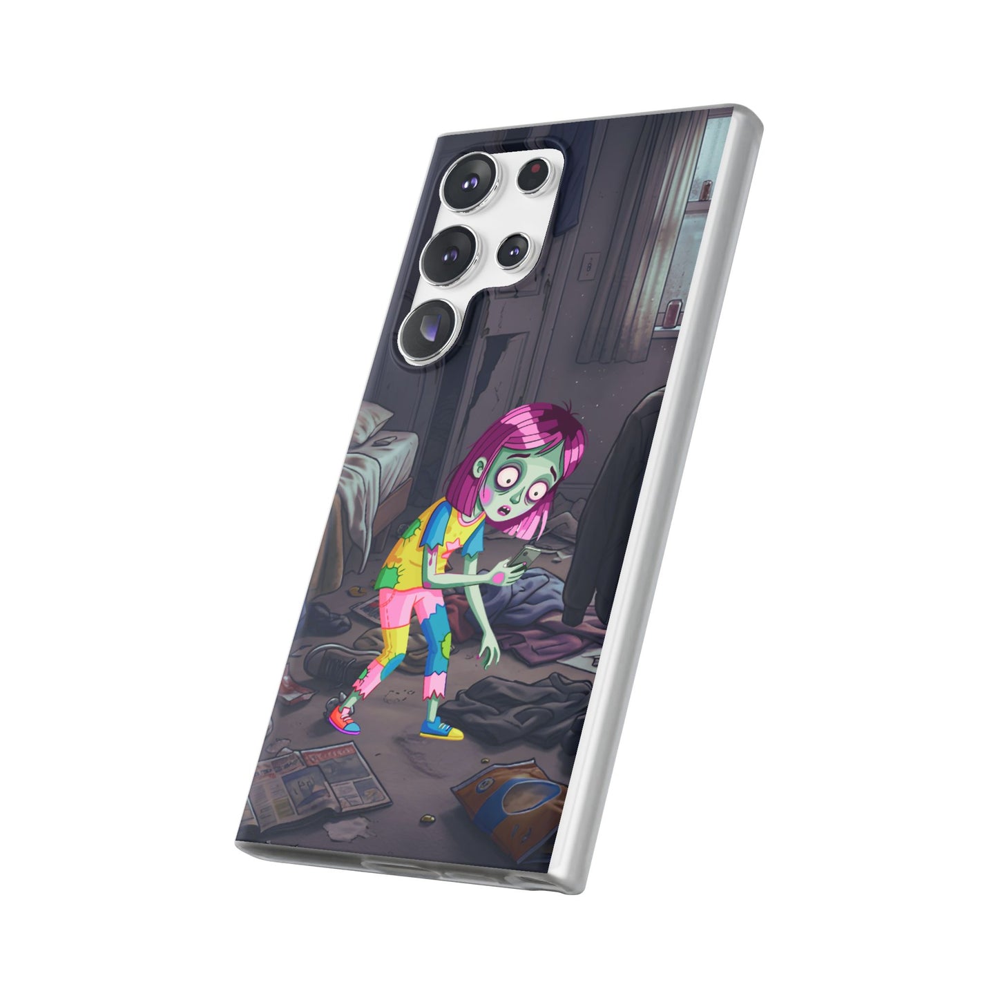 Zombie Girl Phone Case — Cute Creepy Cartoon Phone Cover
