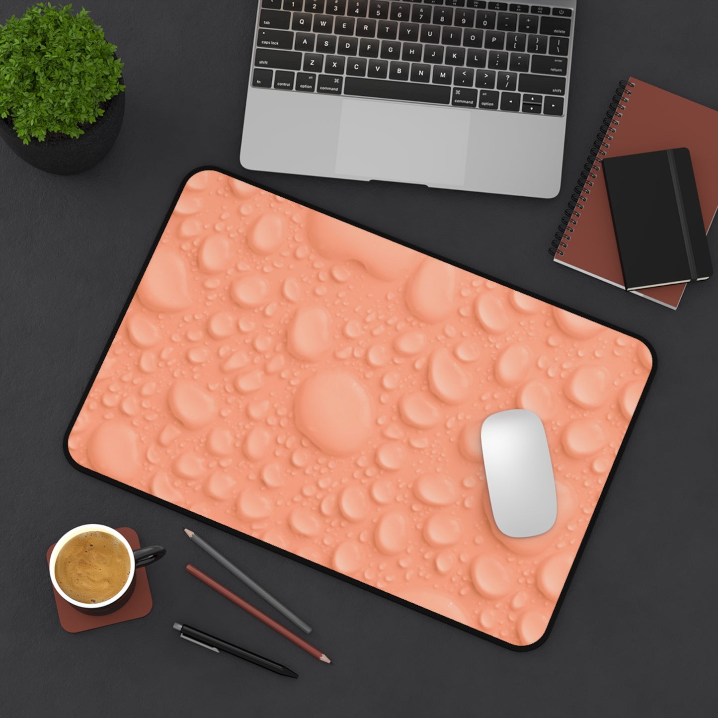 Desk Mat – Apricot Rain
