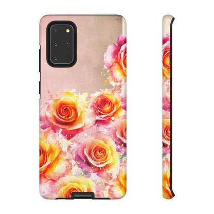Protective Phone Case – Sunset Roses