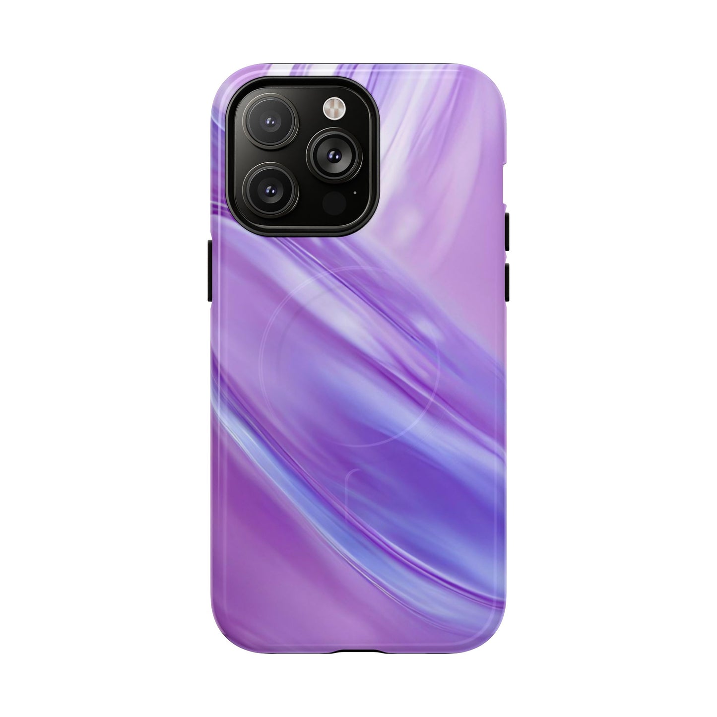 Protective Magnetic Phone Case – Lavender Wave