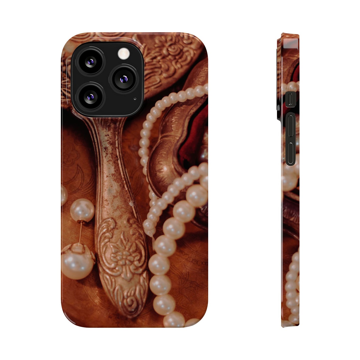 Slim Phone Case – Bronze Vanity