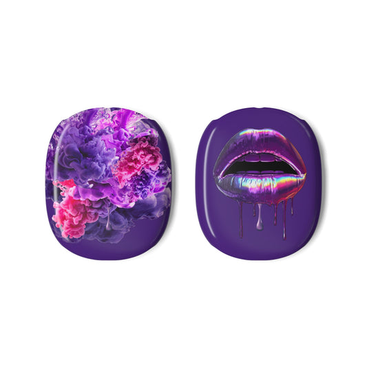 Headphone Ear Cup Covers – Purple Haze Lips