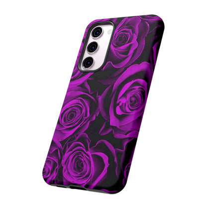 Protective Phone Case – Amethyst Roses