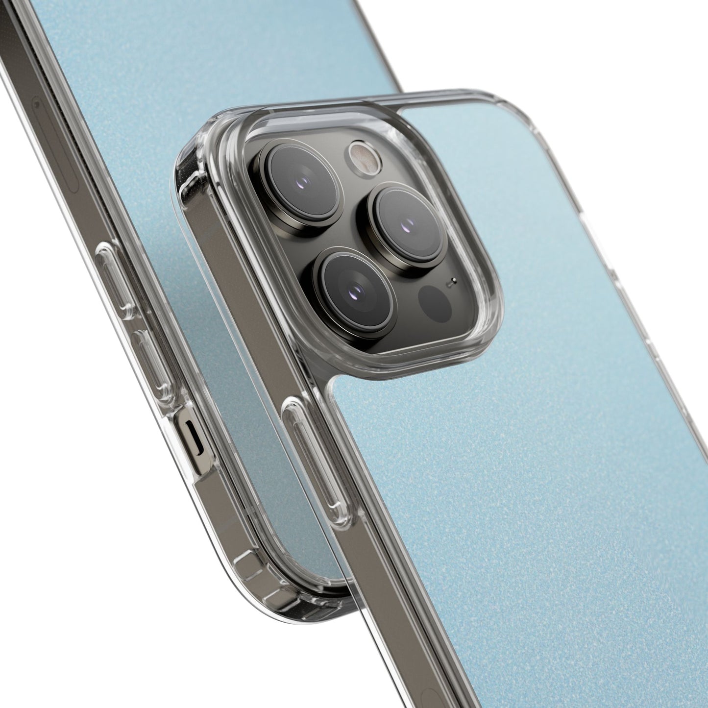 Clear Phone Case – Blue Whisper