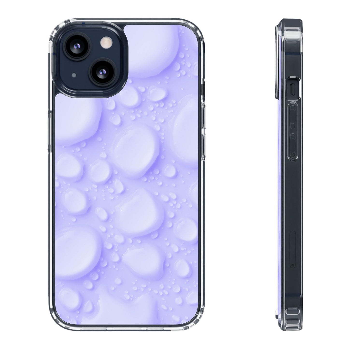 Clear Phone Case – Lilac Dew