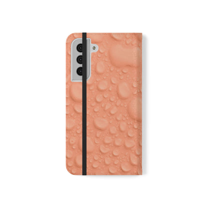 Flip Case - Apricot Rain