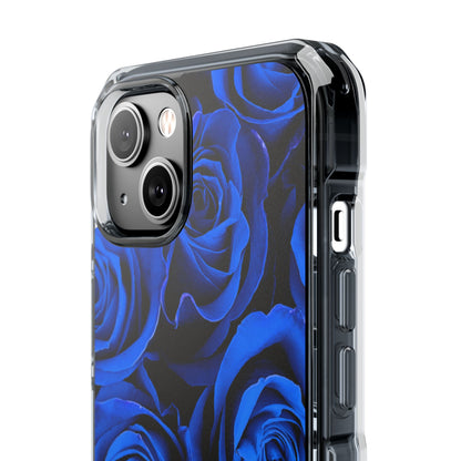 Clear Magnetic Phone Case – Midnight Bloom