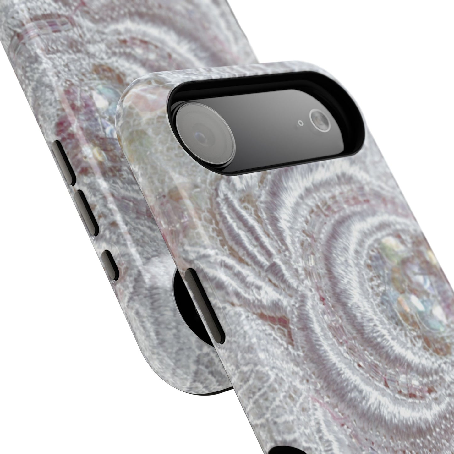 Impact-Resistant Phone Case – Lace Veil