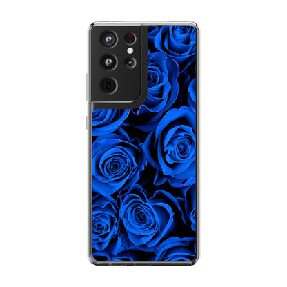 Clear Phone Case – Midnight Bloom