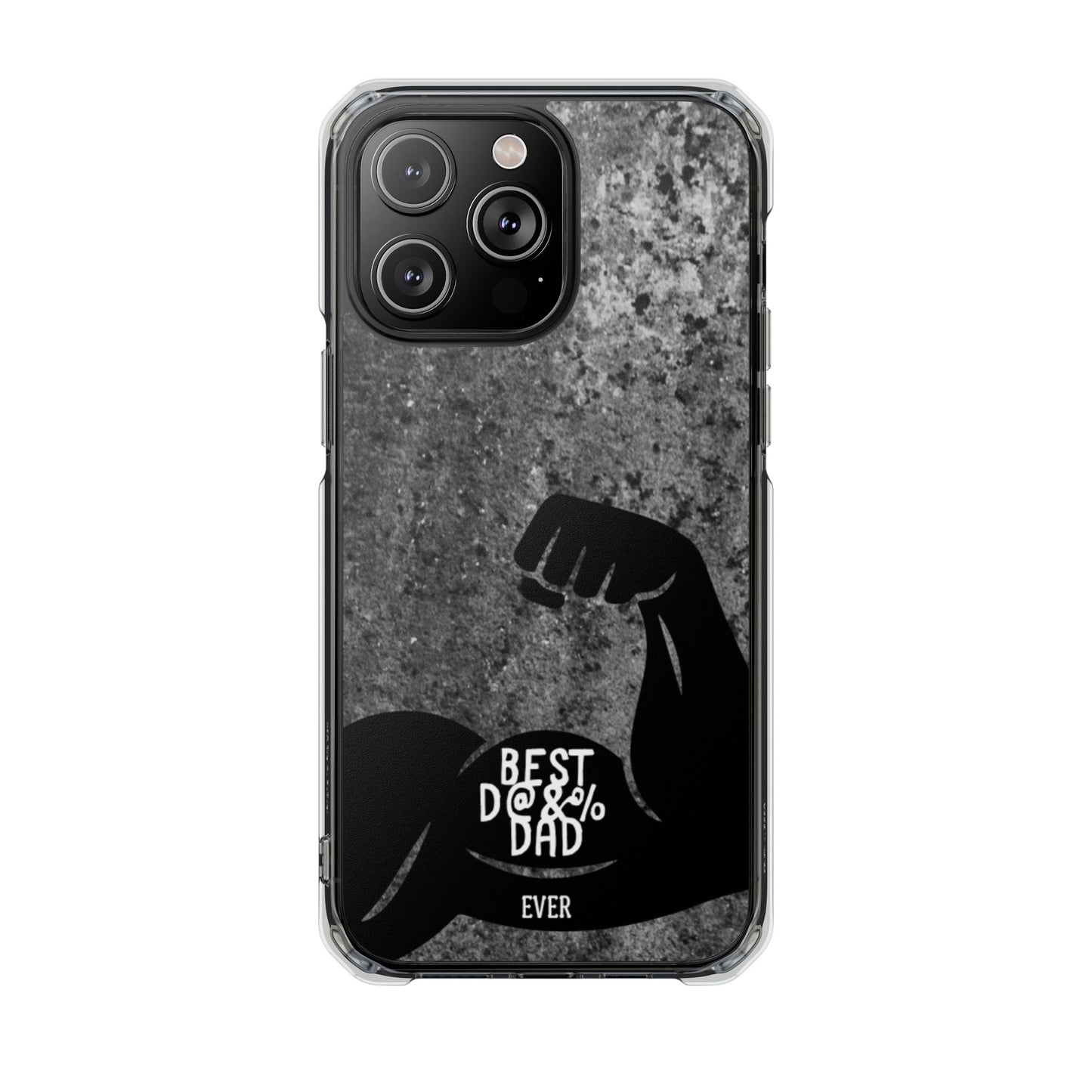 Clear Magnetic Phone Case – Best Dad Ever